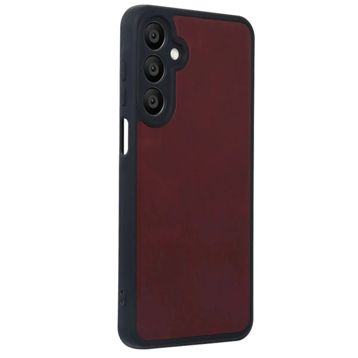 Samsung Galaxy A55 5g Kılıf Aras Deri Kapak - Bordo görsel 3