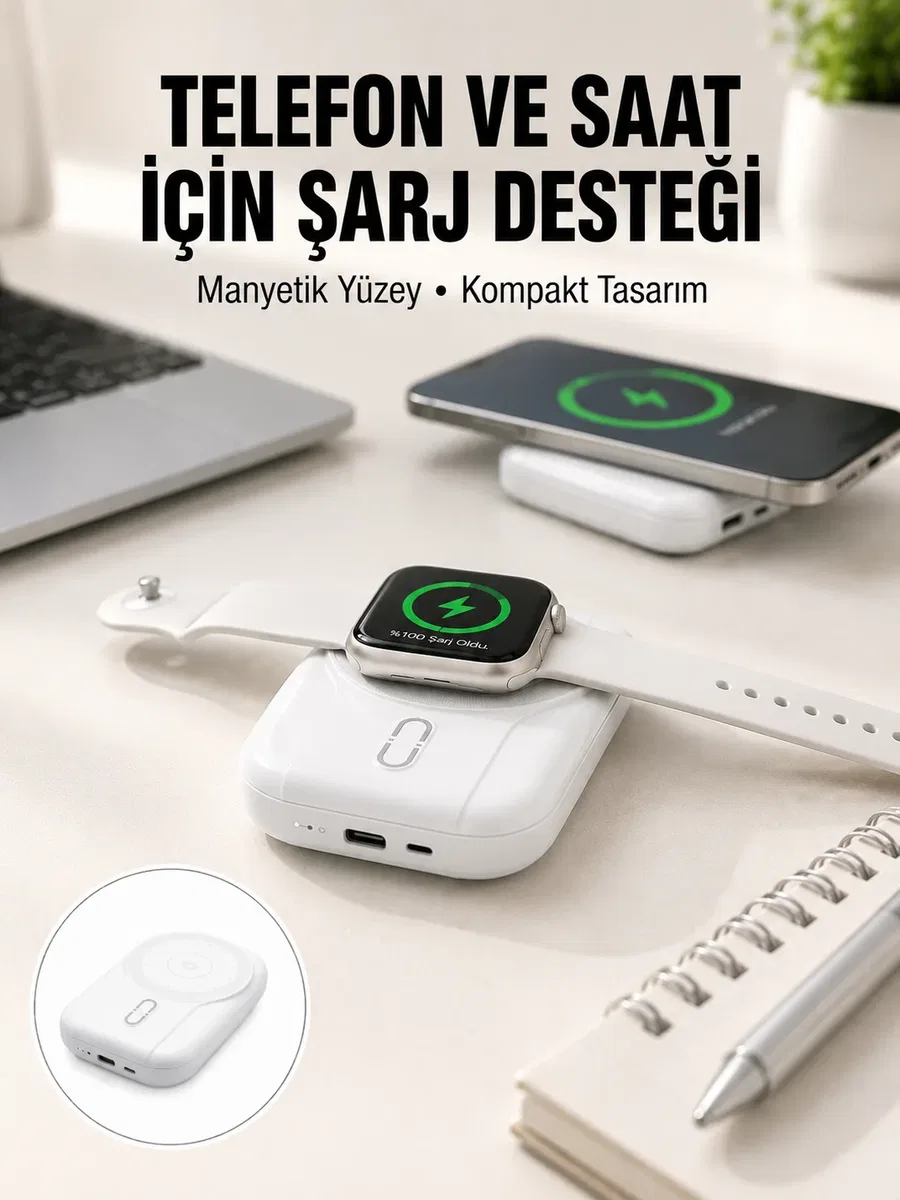 Yüksek Kapasiteli 22. 5W Hızlı Şarj Taşınabilir Powerbank Yeni Nesil