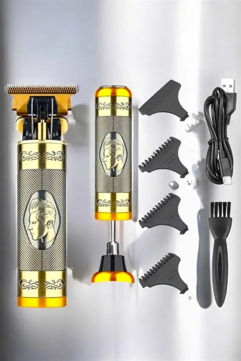 Tıraş Makinesi Üç Başlıklı Saç Sakal ve Vücut Tıraşına Uygun görsel 3