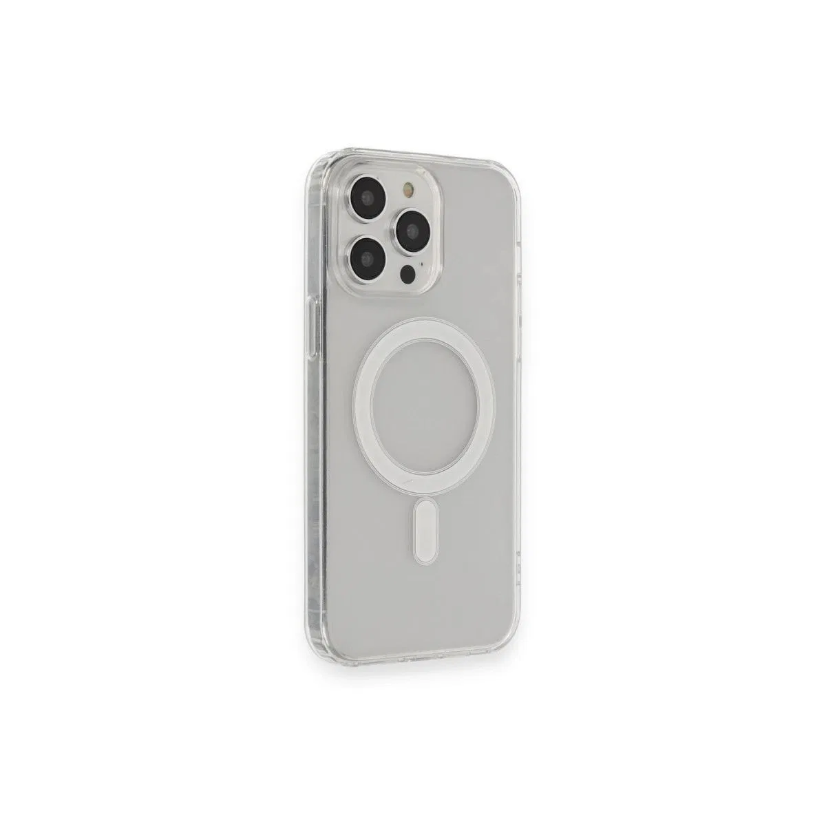 Apple İphone 13 Pro Max Kılıf Matte Şeffaf Magneticsafe - Şeffaf