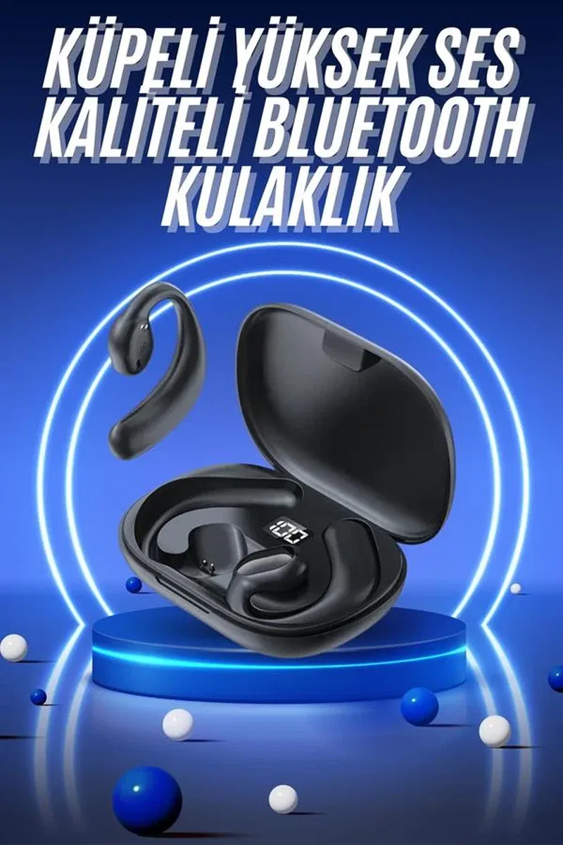 Kablosuz Küpeli Kulaklık Aktif Gürültü Önleyici Dokunmatik Kontrol görsel 2