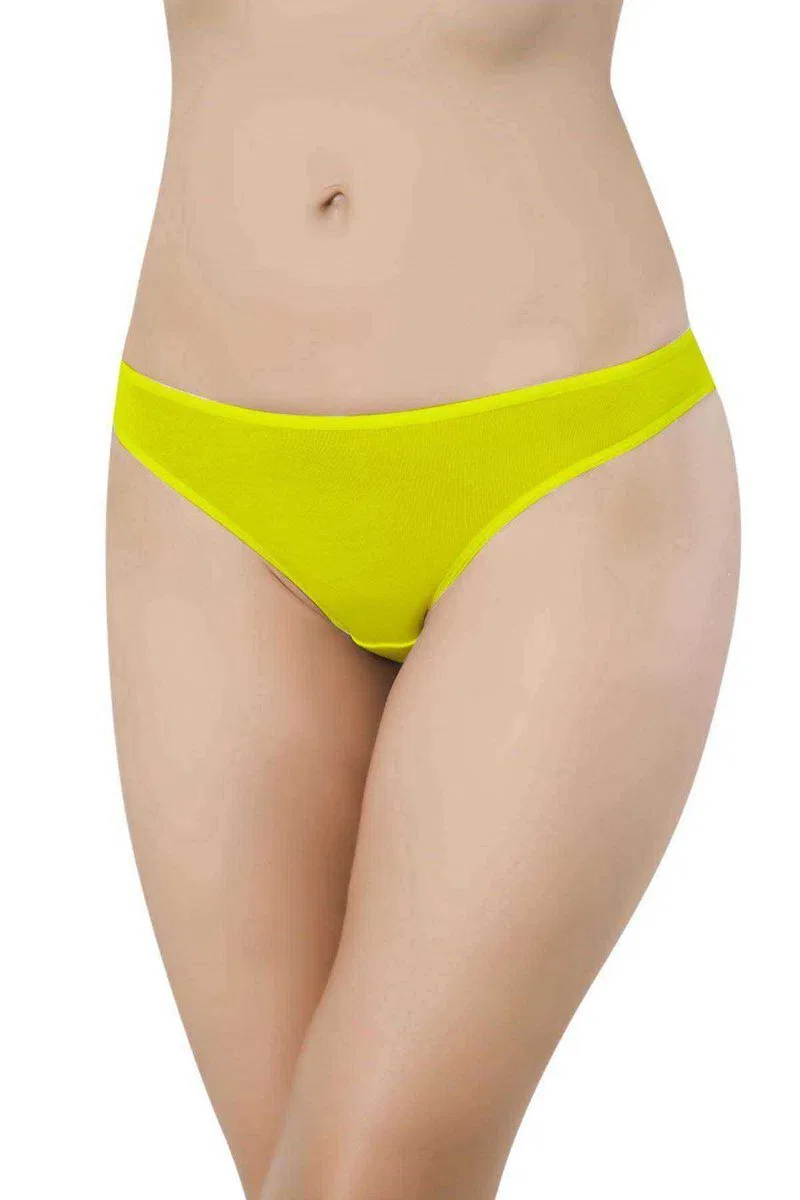 10 adet Süper Eko Set Likralı Kadın Slip Külot Çok Renkli görsel 2