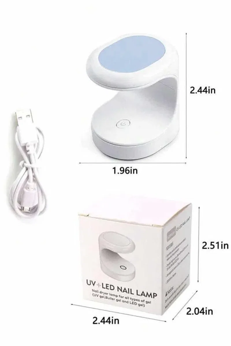 Kalıcı Oje Kurutucu UV Led Teknolojisi Taşınabilir Mini Tırnak Kurutucu görsel 5