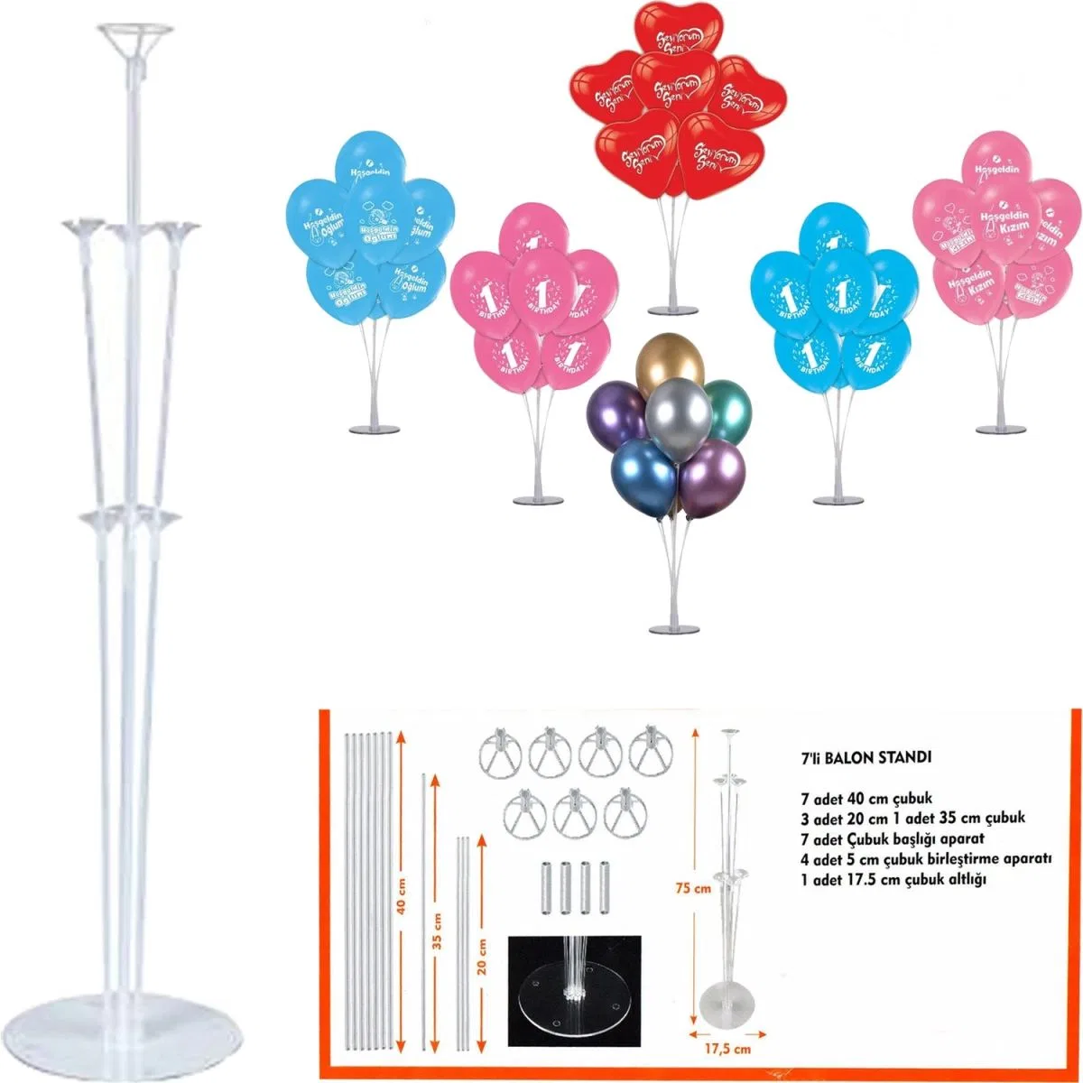 Balon Standı 75 Cm görsel 2