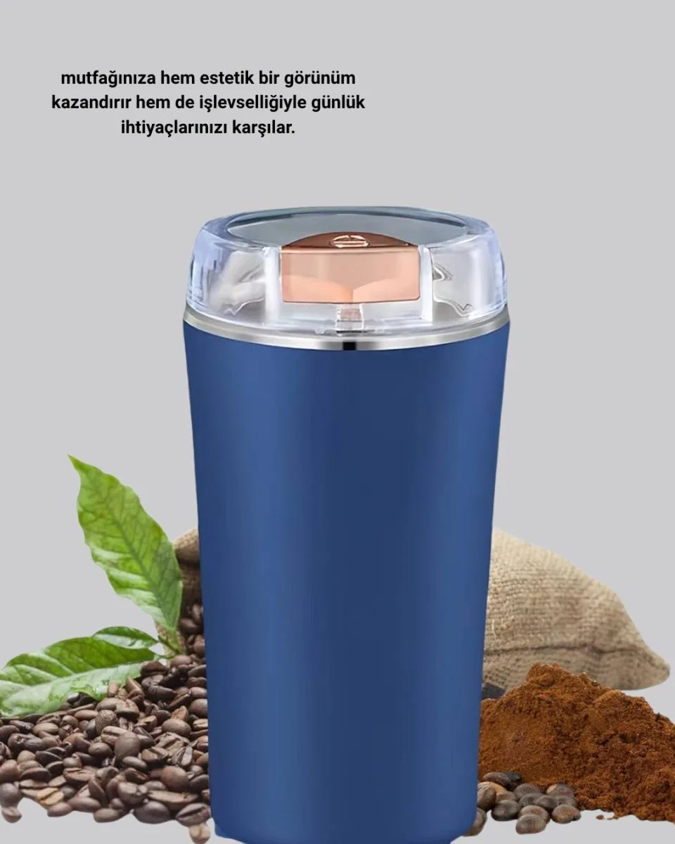 Otomatik Paslanmaz Çelik Kahve Ve Baharat Öğütücü görsel 3