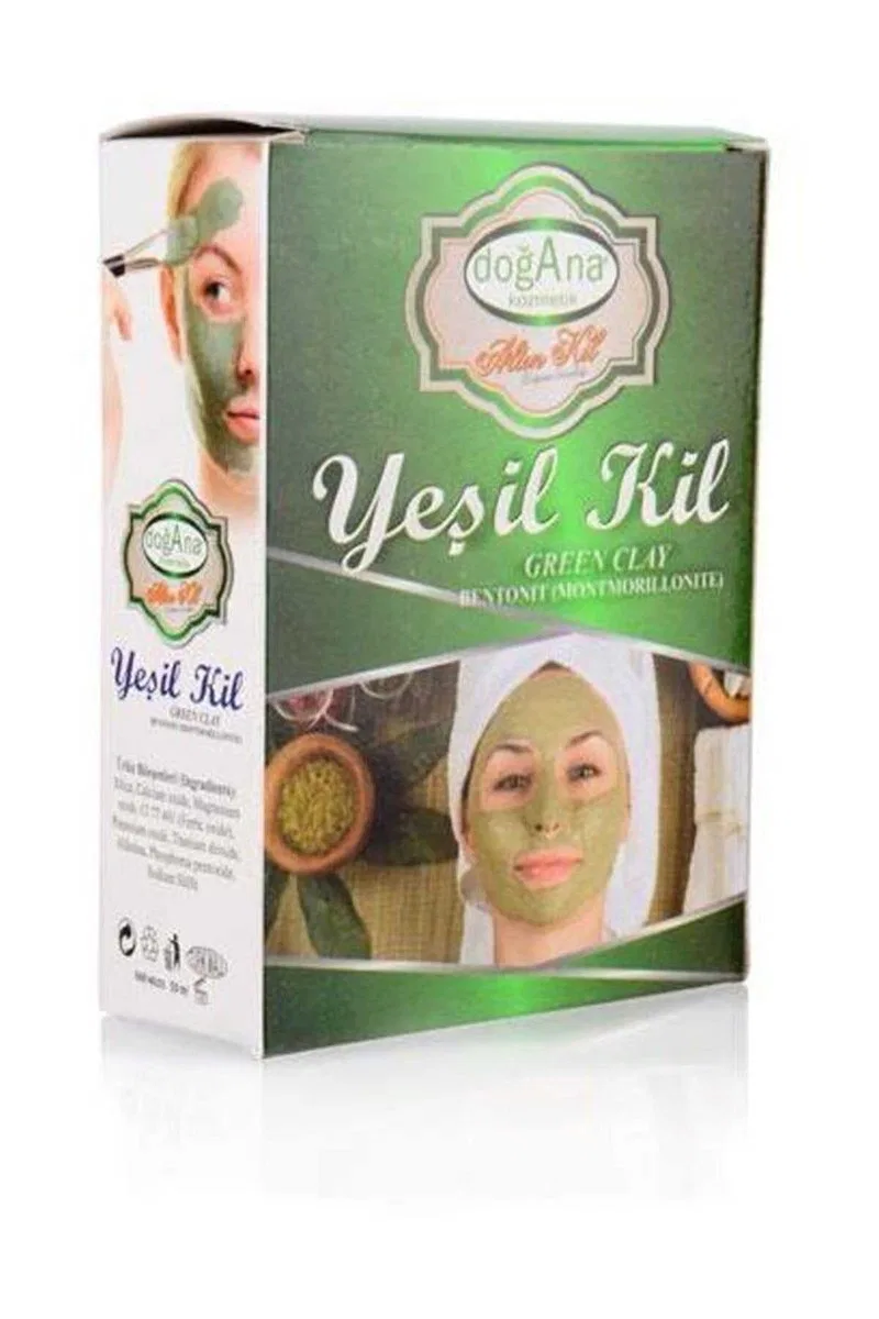 Yeşil Kil Öğütülmüş Doğal Saf Naturel 250 gr mudanis