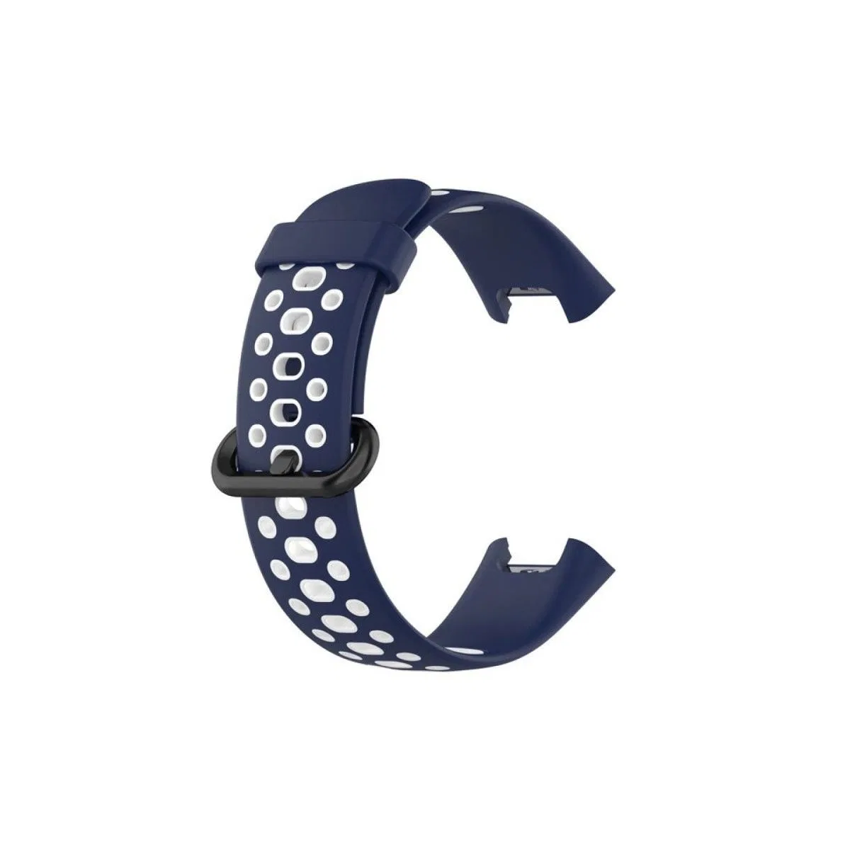 Xiaomi Redmi Watch 2 Spor Delikli Kordon - Lacivert-beyaz görsel 3