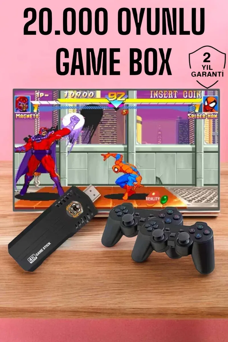 Game Box 20. 000 Oyunlu 8K Ultra Oyun Konsolu