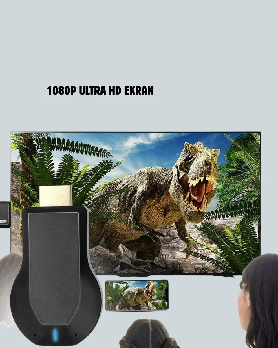 HDMI Kablosuz Ekran Alıcısı – iOS, Android, Mac, PC Uyumluluğu görsel 2