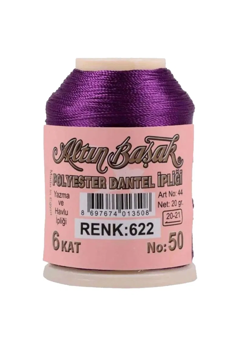 3 Adet Altınbaşak Oya ve Dantel İpi 20 gr - Royaleks - No: 622 görsel 3
