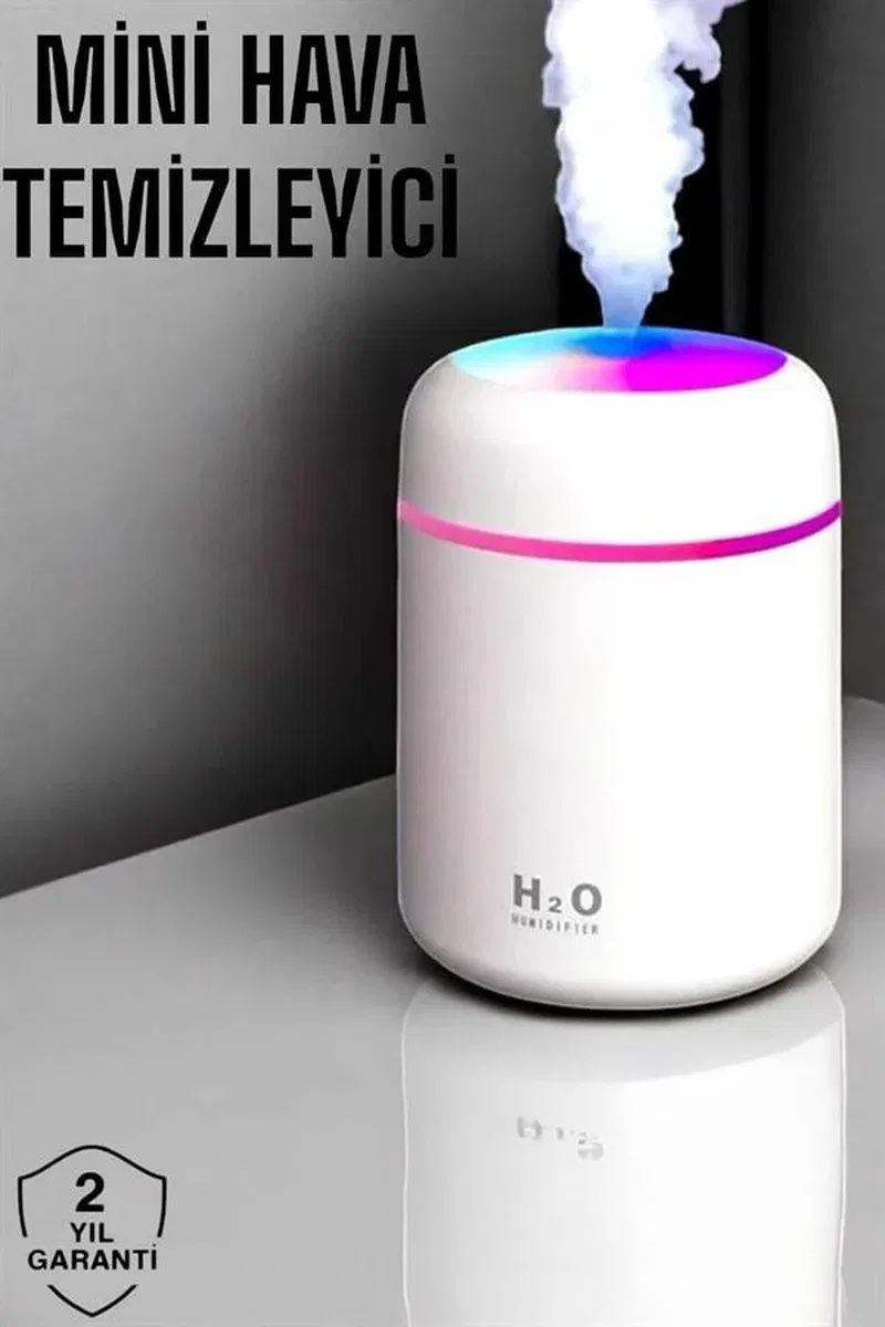 Hava Nemlendirici Ultrasonik Mini Hava Temizleyici Aromaterapi görsel 2