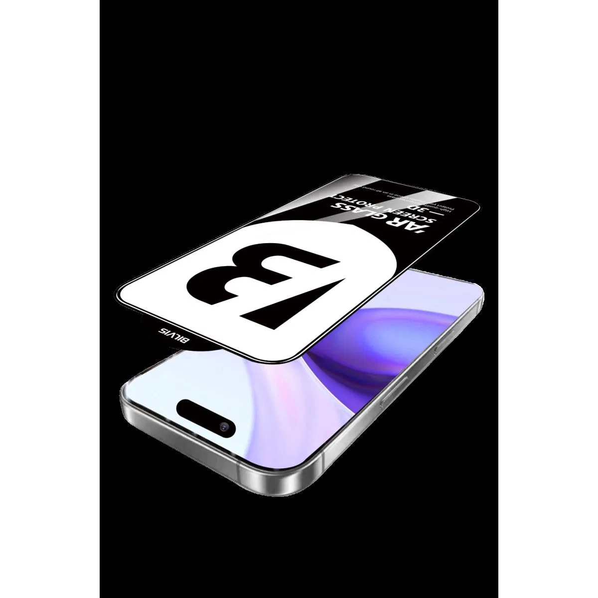 Apple İphone 15 Bilvis 3d Cam Ekran Koruyucu görsel 3