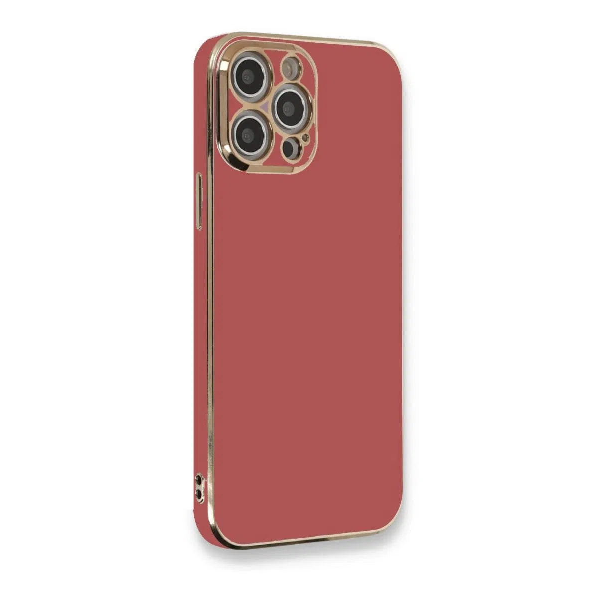 Apple İphone 12 Pro Kılıf Volet Silikon - Kırmızı