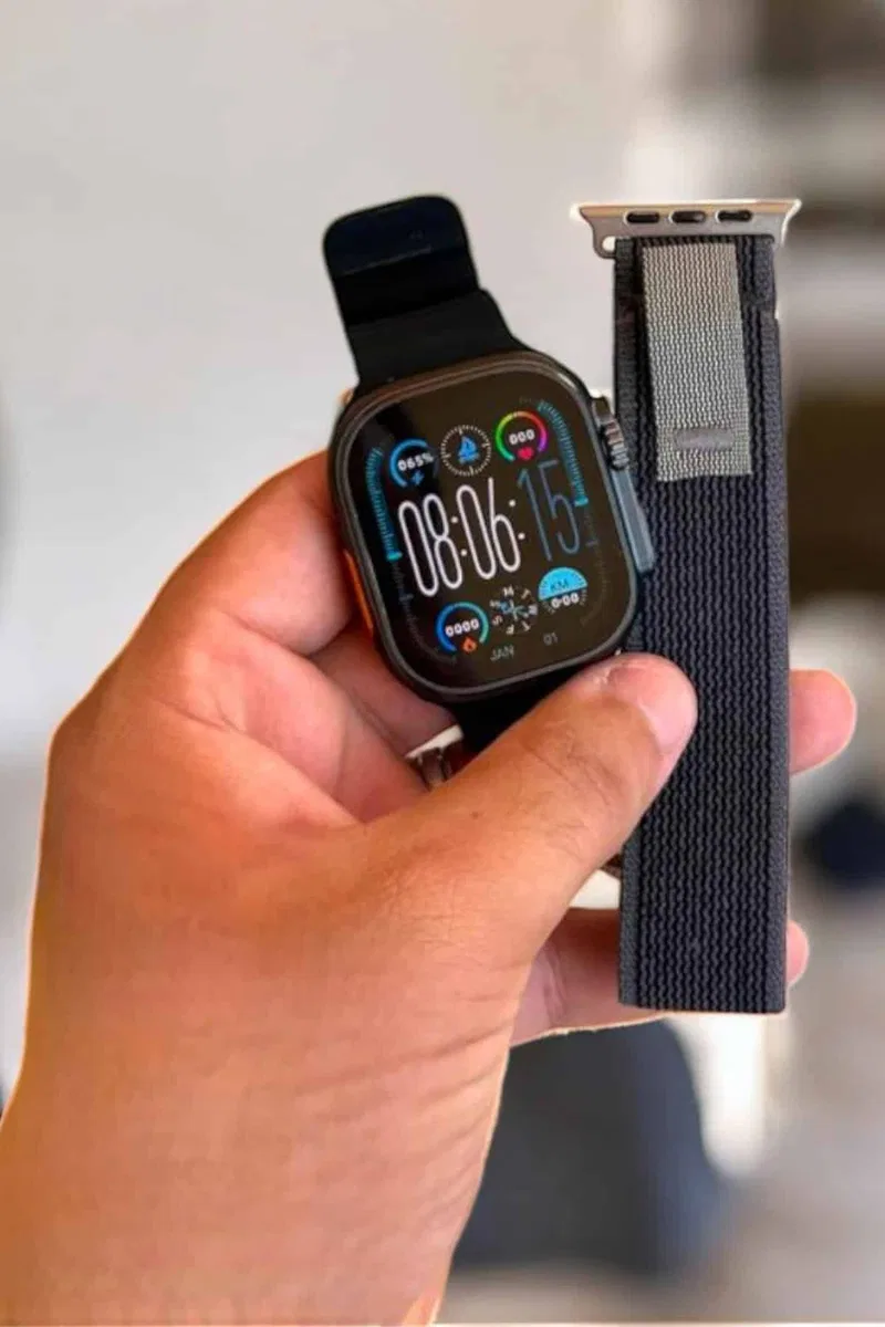 Akıllı Saat Android ve İOS Uyumlu NFC Ve GPS Özelliği Arama Cevaplayan görsel 6