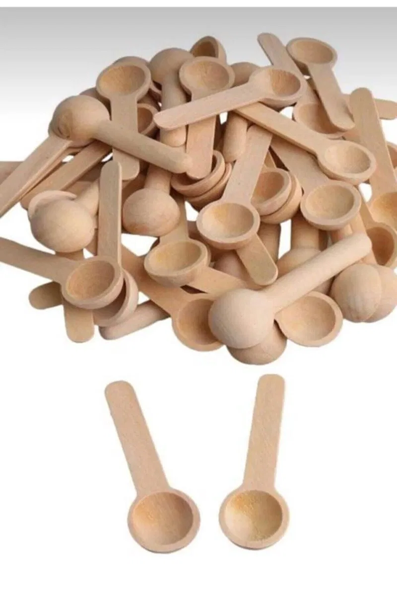 Bambu Baharat ve Reçel Kaşığı 6 Adet görsel 2