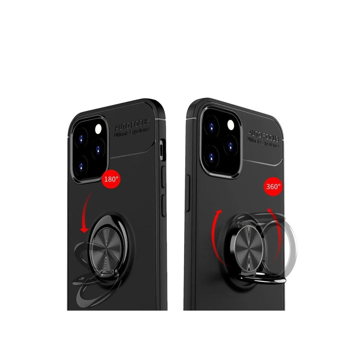 Apple İphone 12 Kılıf Range Yüzüklü Silikon - Mavi görsel 3
