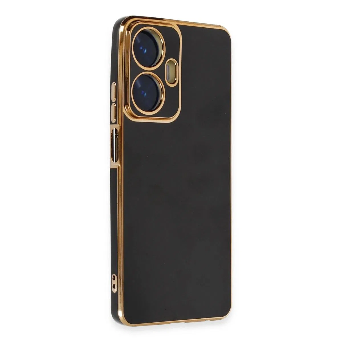 Realme C55 Kılıf Volet Silikon - Siyah görsel 2