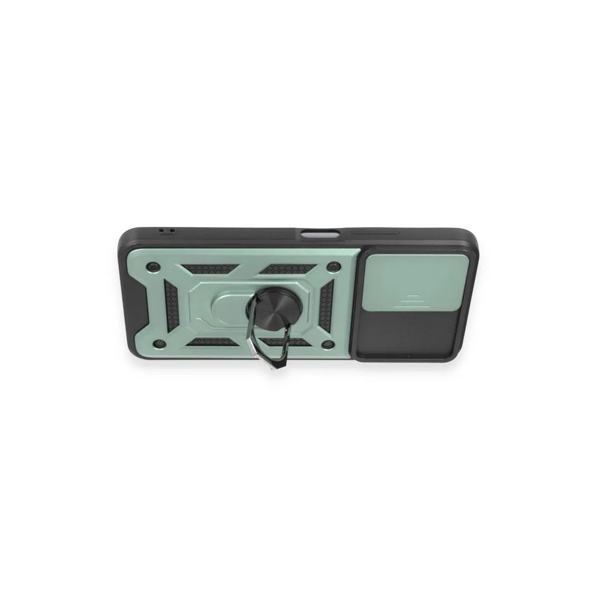 Xiaomi Redmi Note 12 5g Kılıf Pars Lens Yüzüklü Silikon - Yeşil görsel 3