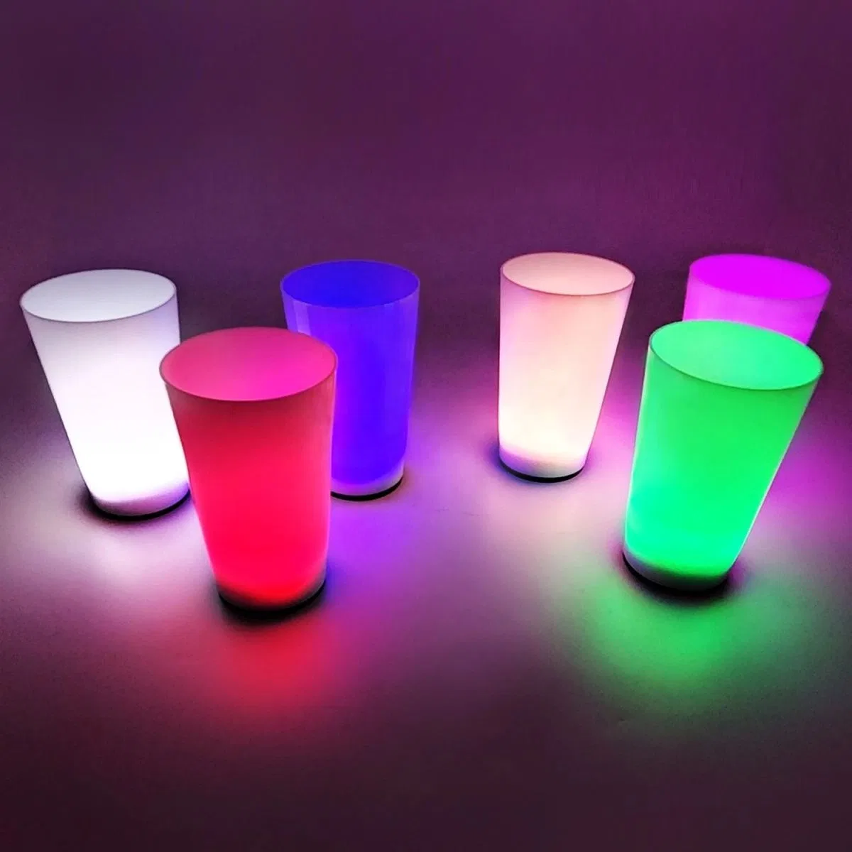 Glow Partisi Bardakları 6 Renk 6 Adet 1. 5 Oz 4. 5 X 6. 5 Cm görsel 2