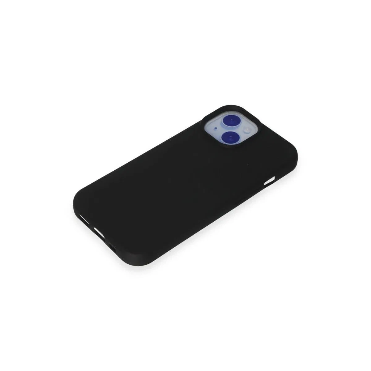 Newface Apple İphone 15 Kılıf Nano İçi Kadife Silikon - Siyah görsel 4