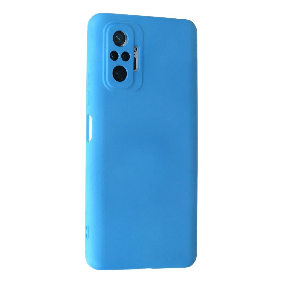 Xiaomi Redmi Note 10 Pro Kılıf Nano İçi Kadife Silikon - Mavi görsel 2