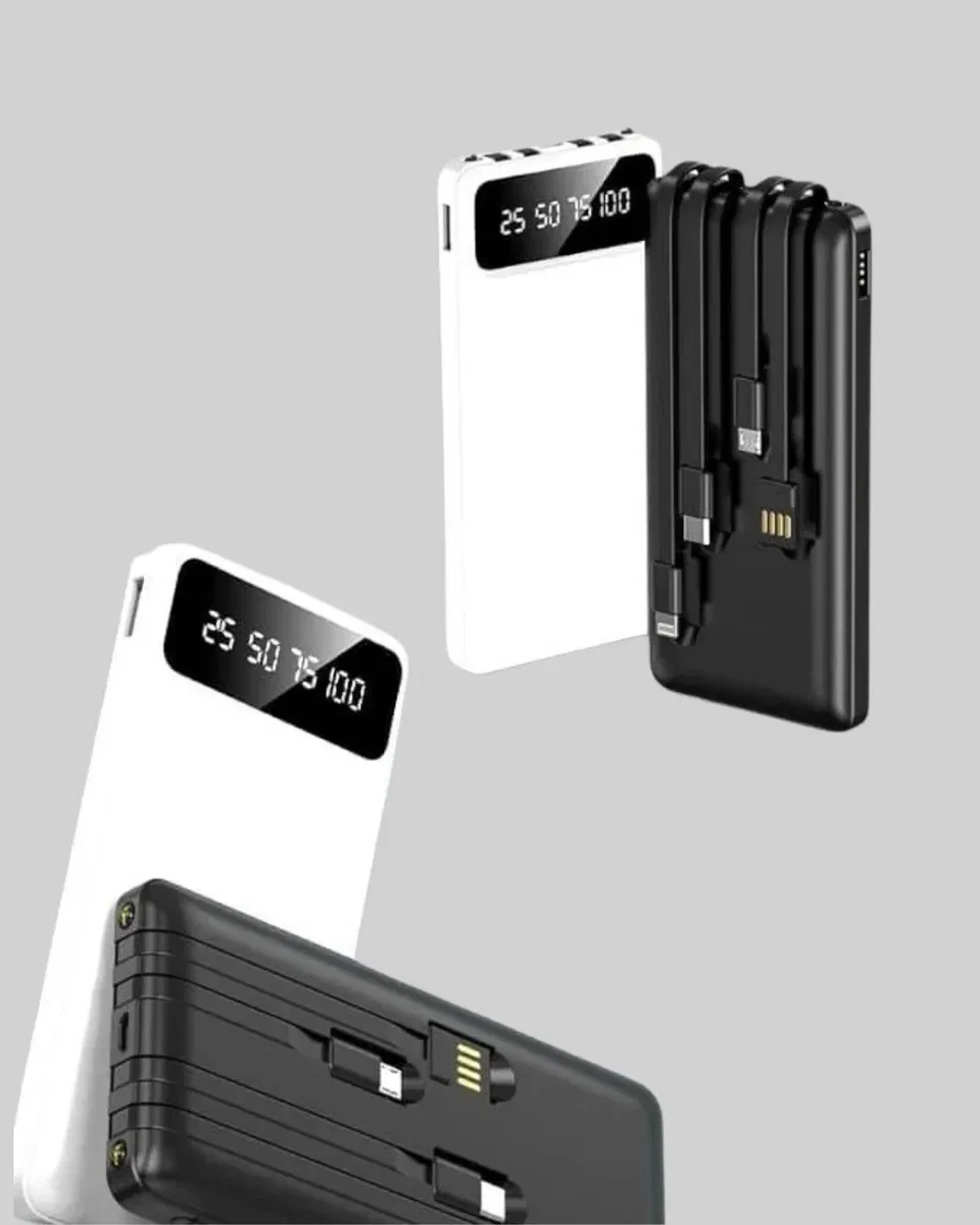 Kamp ve Seyahat İçin 20. 000mAh LED Işıklı Hızlı Şarj Powerbank Yeni Nesil görsel 2