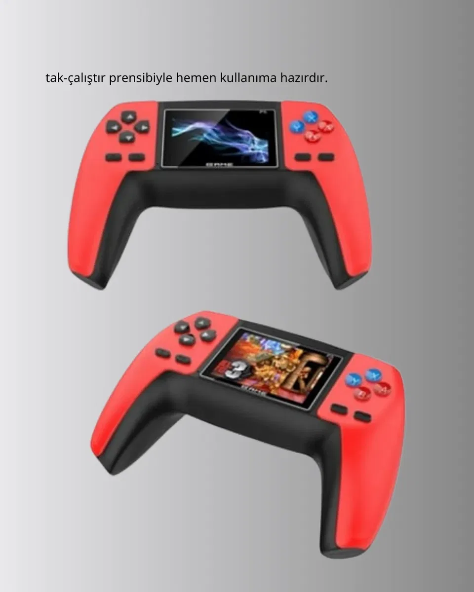 Retro Oyun Konsolu – 520 Klasik Oyunlu Taşınabilir Gamepad görsel 4