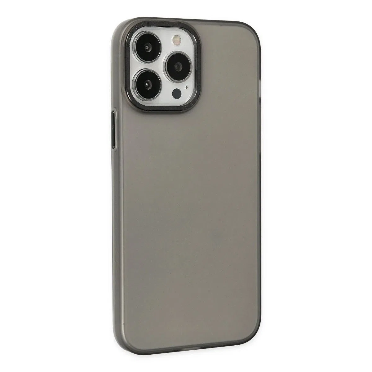 Apple İphone 14 Pro Kılıf Modos Metal Kapak - Siyah görsel 2