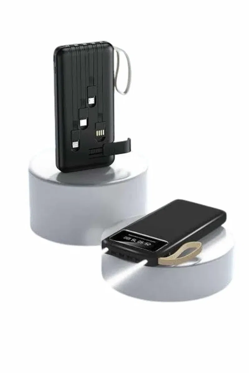 Powerbank 20. 000 MAH Hızlı Şarj Özellikli Taşınabilir USB Girişli görsel 3