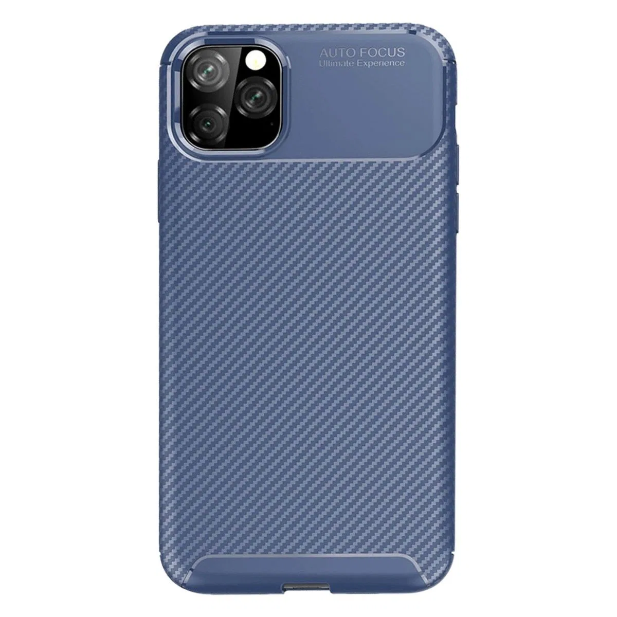Apple İphone 11 Pro Kılıf Auto Focus Karbon Kapak - Lacivert görsel 3
