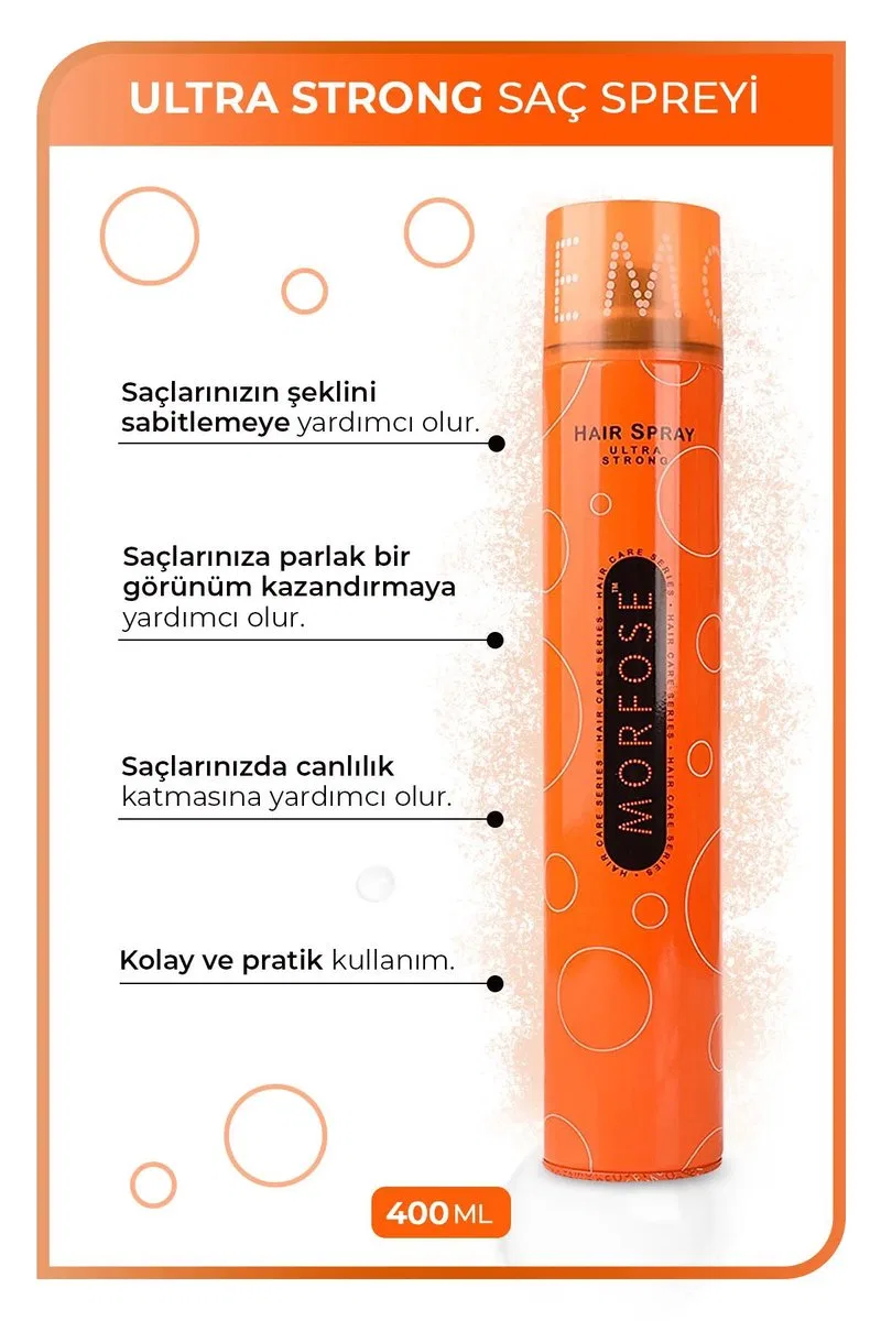 Ultra Strong Saç Spreyi 400 ML - mrfs görsel 3