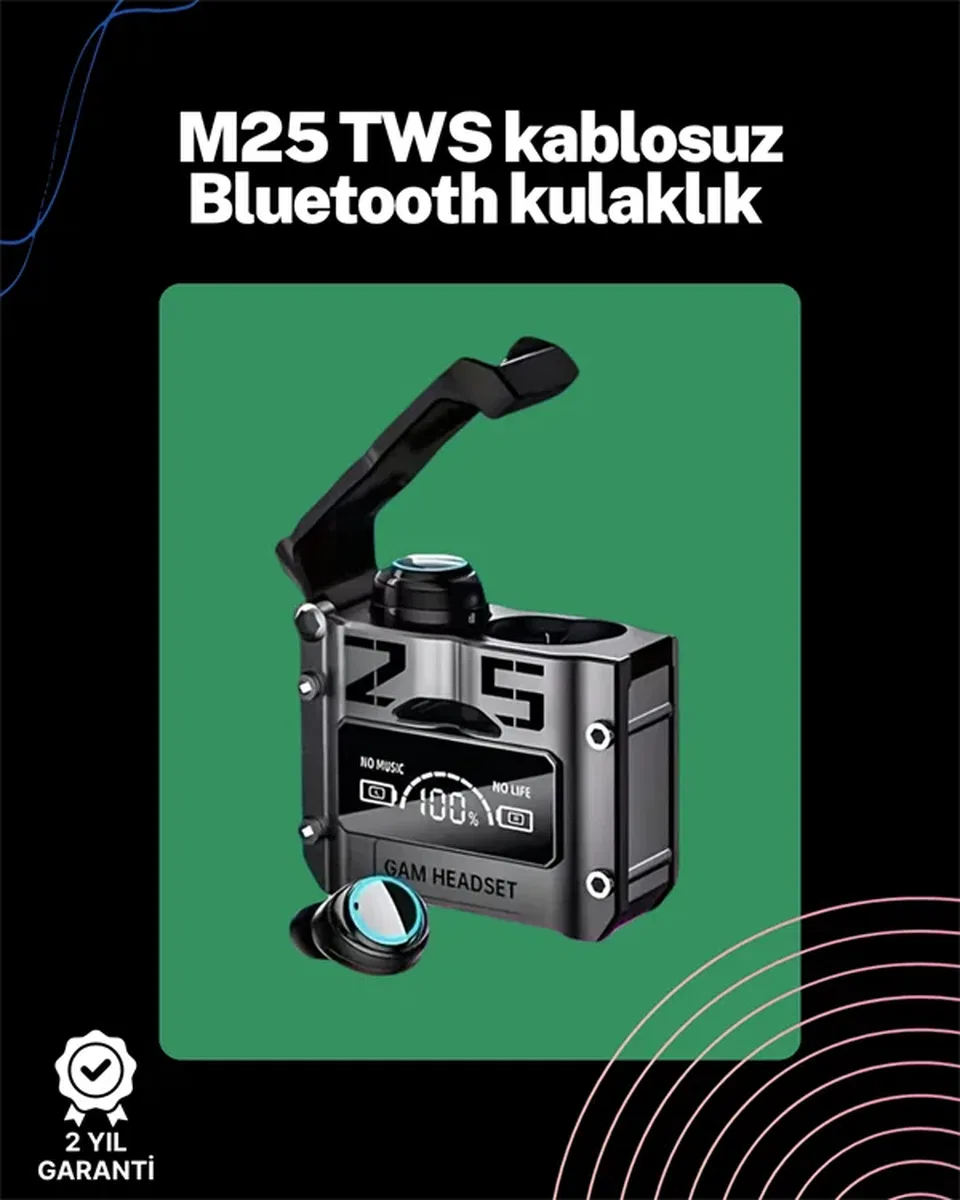 Kablosuz Kulak İçi Kulaklık | Gecikmesiz Oyun Modu | IOS ve Android Uyumlu