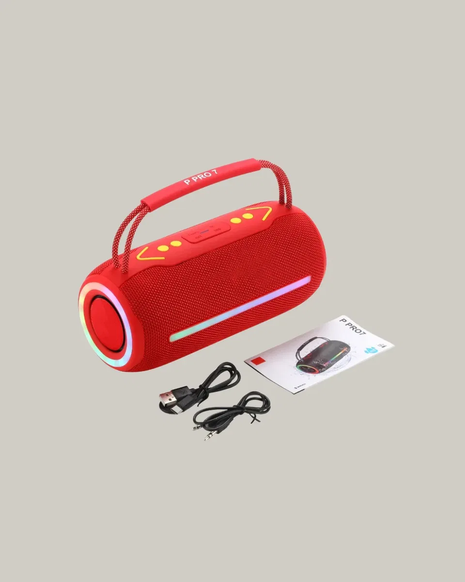 20W Kablosuz Bluetooth Hoparlör RGB Işık Efektli USB/SD/AUX Destekli görsel 5