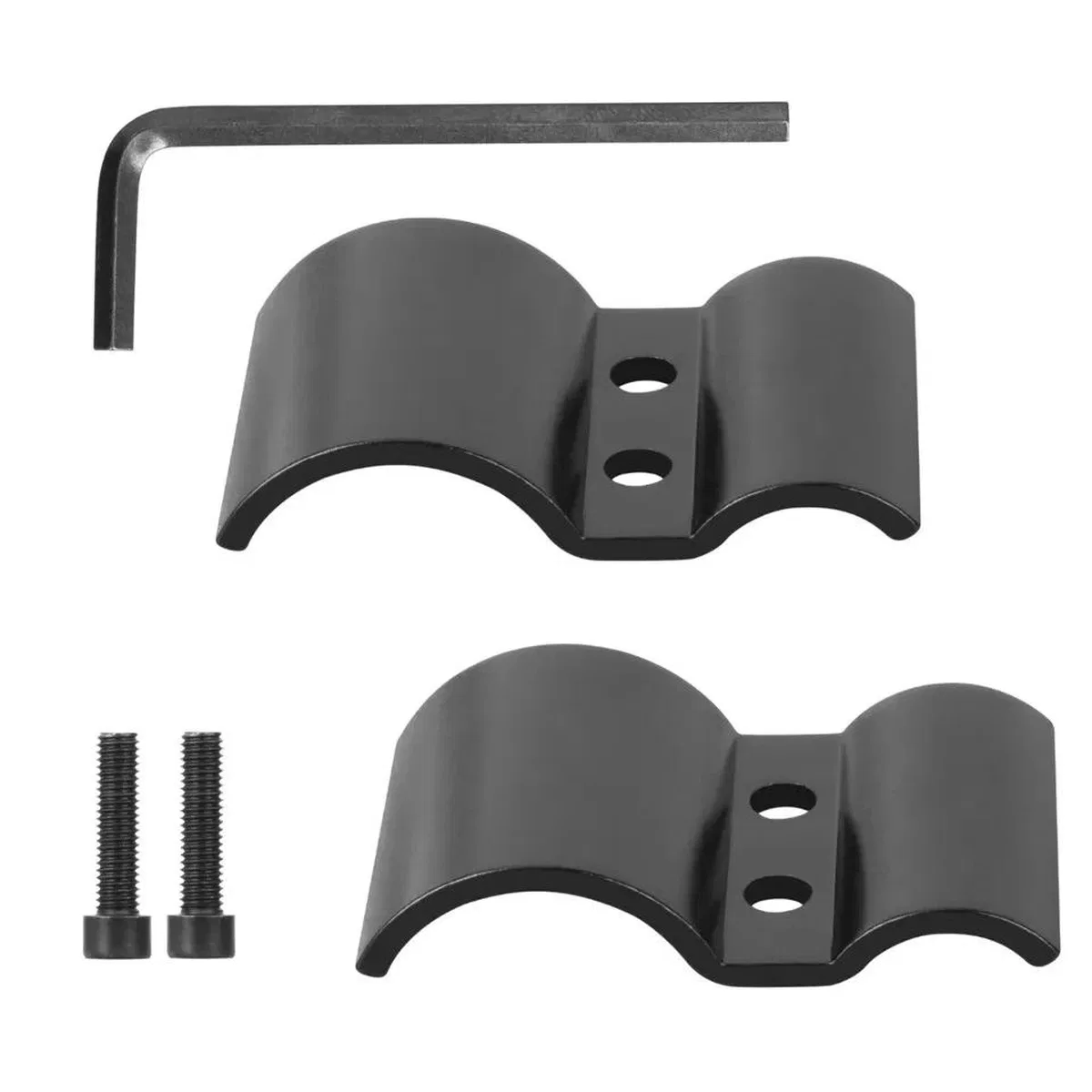 2x10mm 31mm Montaj Klip Taktik El Feneri Torch Sight Lazer Kapsam görsel 2