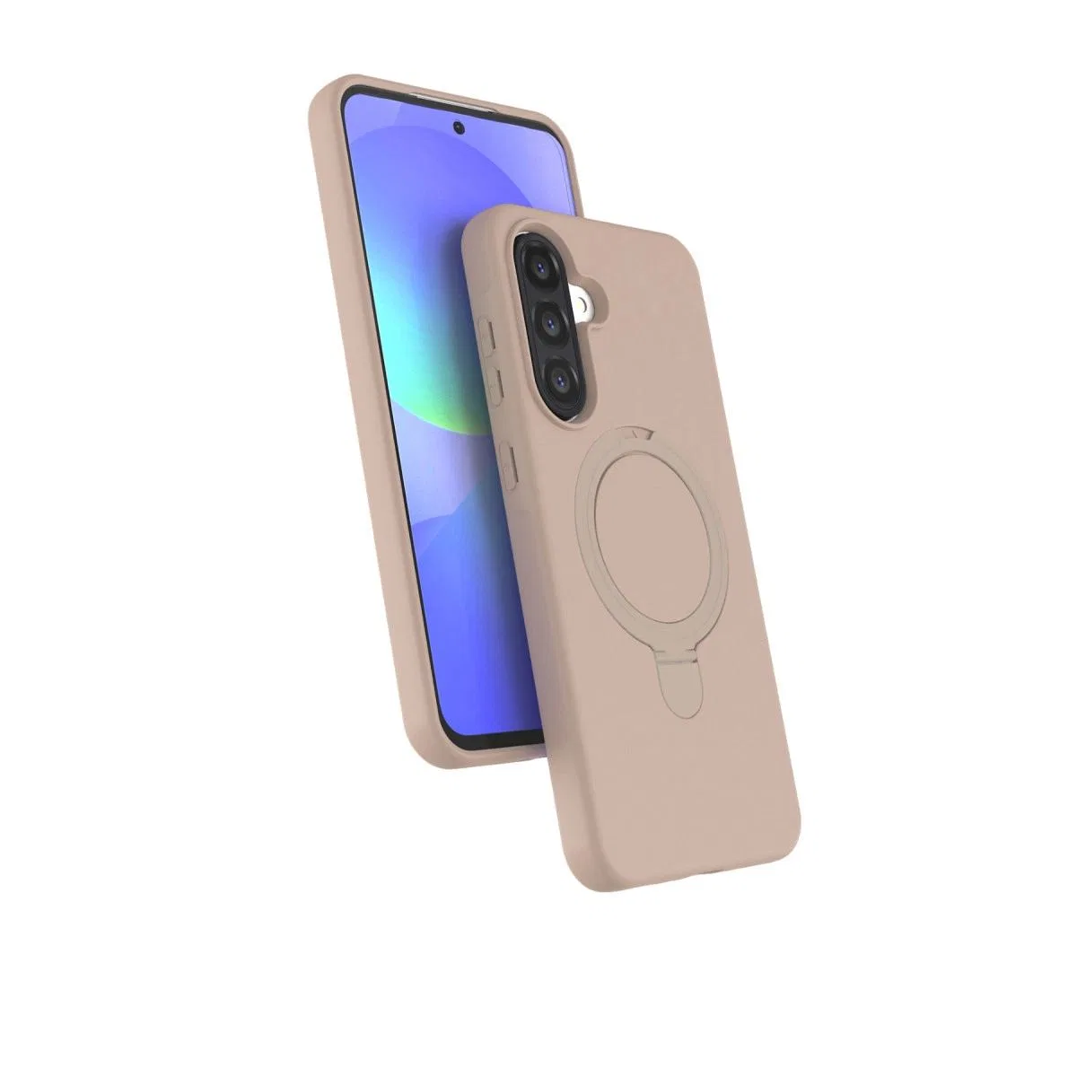 Samsung Galaxy A36 Regal Magsafe Standlı Kapak - Çöl Titanyum