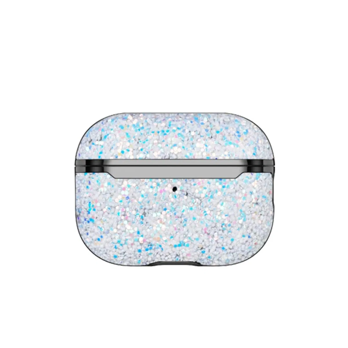 Onegif Apple Airpods Pro 2 (2. nesil) Bright Simli Airpods Kapak - Gümüş görsel 2