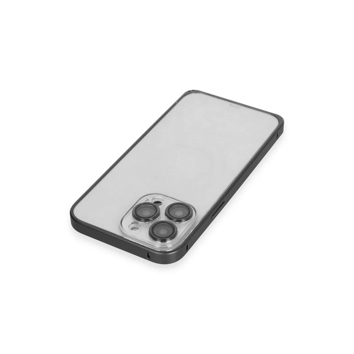 Joko Apple İphone 15 Pro Max Metal Bumper Mat Kapak - Siyah görsel 4