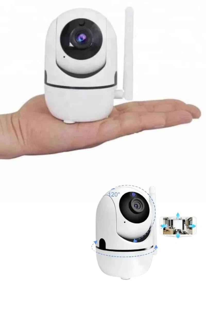 Kablosuz Wifi Destekli Akıllı Güvenlik Kamerası Hareket Sensörlü görsel 4