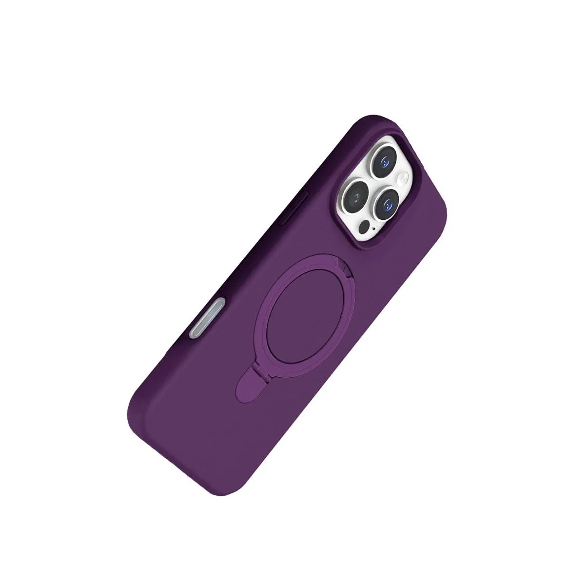 Apple İphone 16 Pro Max Regal Magsafe Standlı Kapak - Derin Mor görsel 3