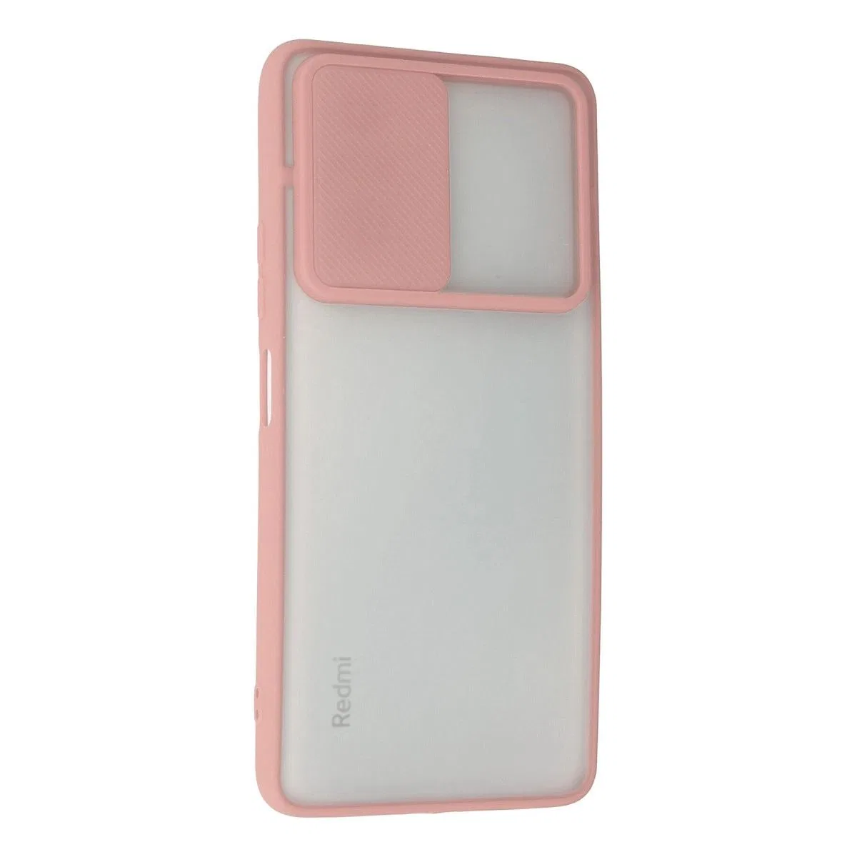 Xiaomi Redmi Note 10 Pro Kılıf Palm Buzlu Kamera Sürgülü Silikon - Pembe görsel 3