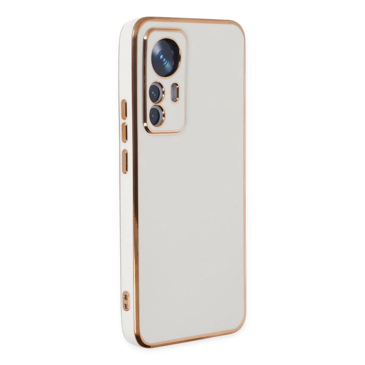 Xiaomi Mi 12t Pro Kılıf Volet Silikon - Beyaz