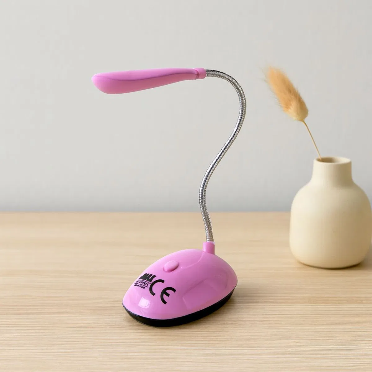 Mini Pilli LED Masa Lambası (3xAAA, Yaylı)