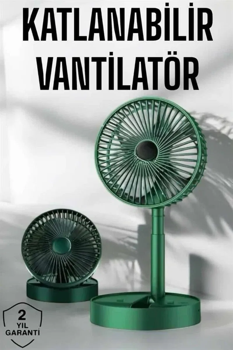 Soğutucu Vantilatör Telefon Standlı Mini Fan görsel 2