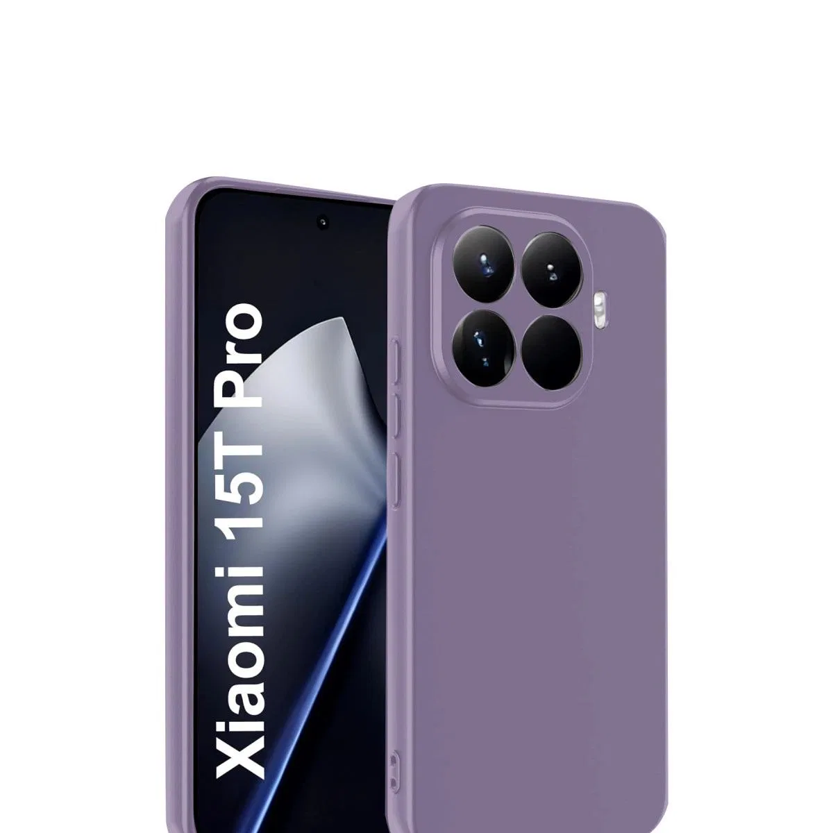 Xiaomi Mi 15t Pro First Silikon - Lila görsel 2