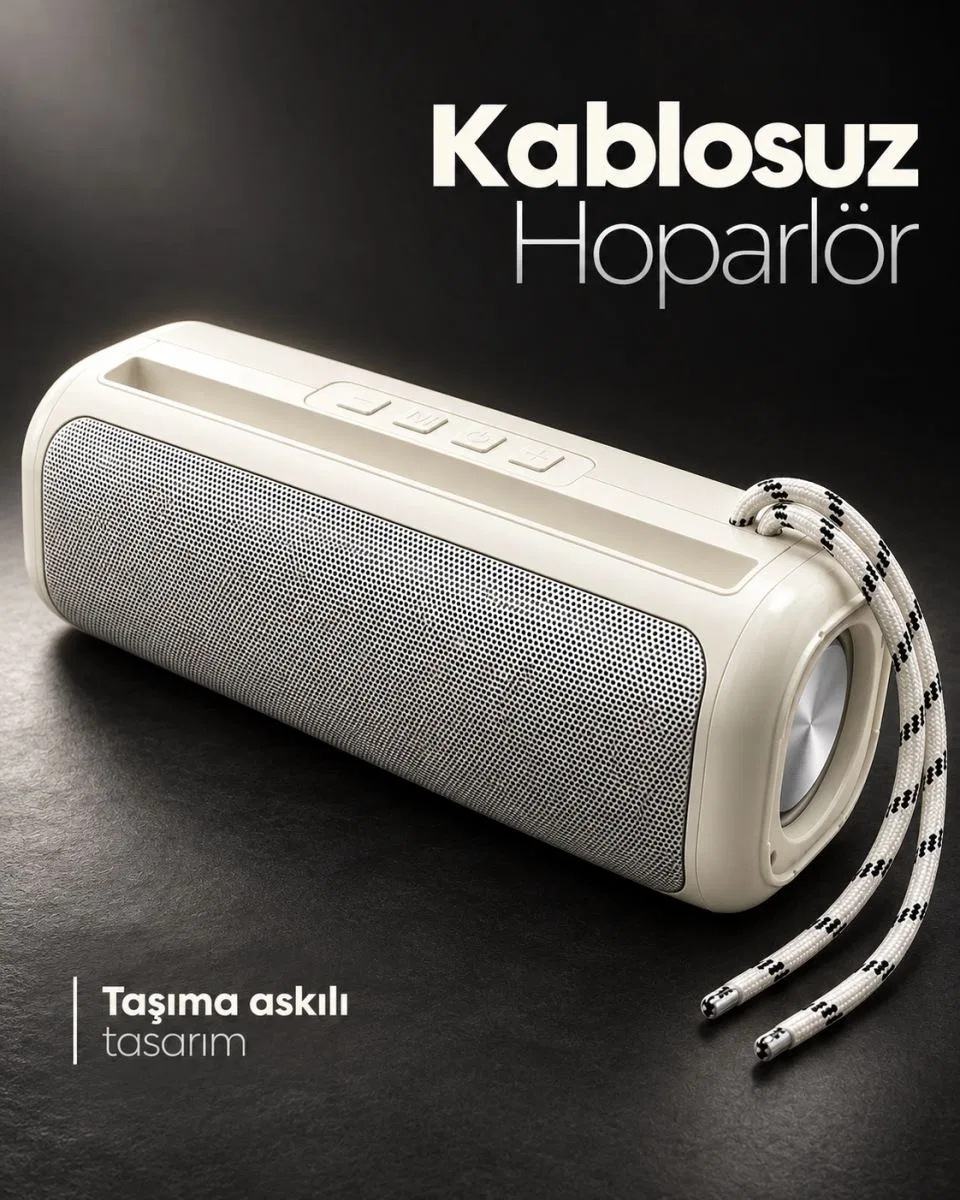 Güçlü Bas Sesli Kablosuz Bluetooth Hoparlör Rgb Aydınlatmalı Stereo Müzik Sistemi