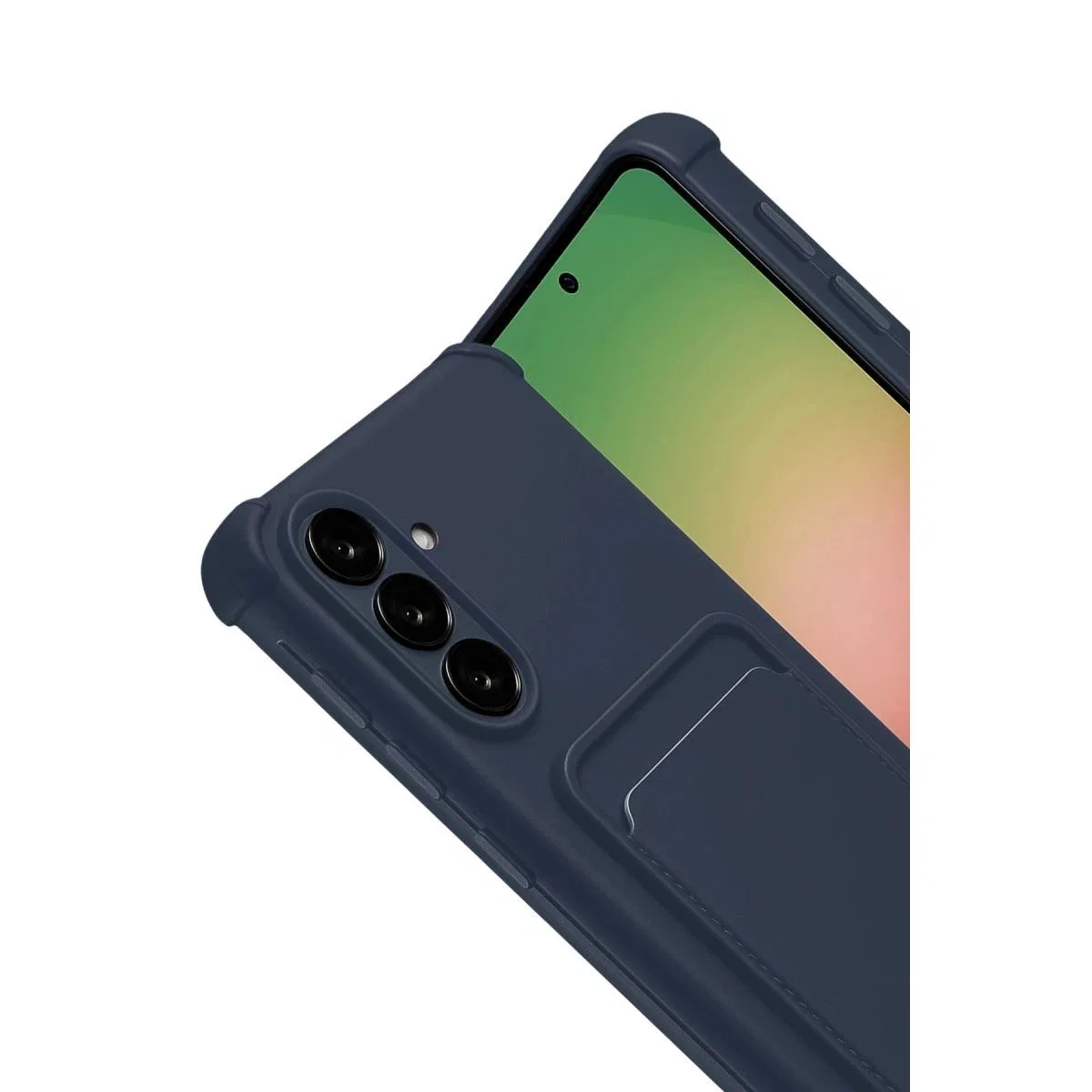 Samsung Galaxy A17 5g Kelvin Kartvizitli Silikon - Lacivert görsel 2