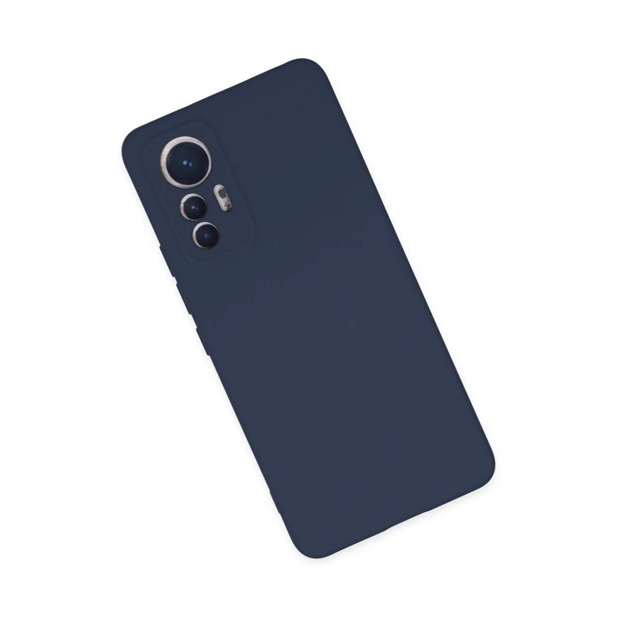 Xiaomi Mi 12 Lite Kılıf Nano İçi Kadife Silikon - Lacivert görsel 3