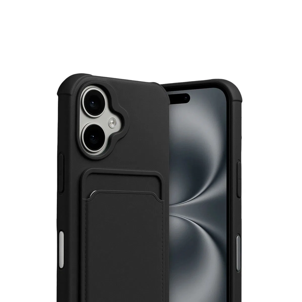 Apple İphone 17 Kelvin Kartvizitli Silikon - Siyah görsel 2