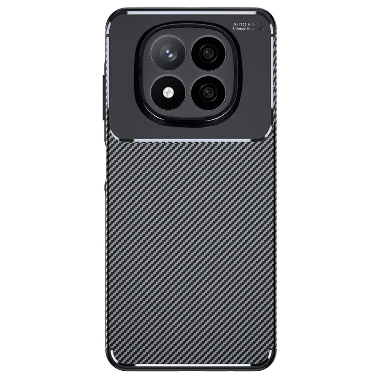 Xiaomi Redmi Note 14 Pro 4g Kılıf Auto Focus Karbon Kapak - Siyah görsel 3