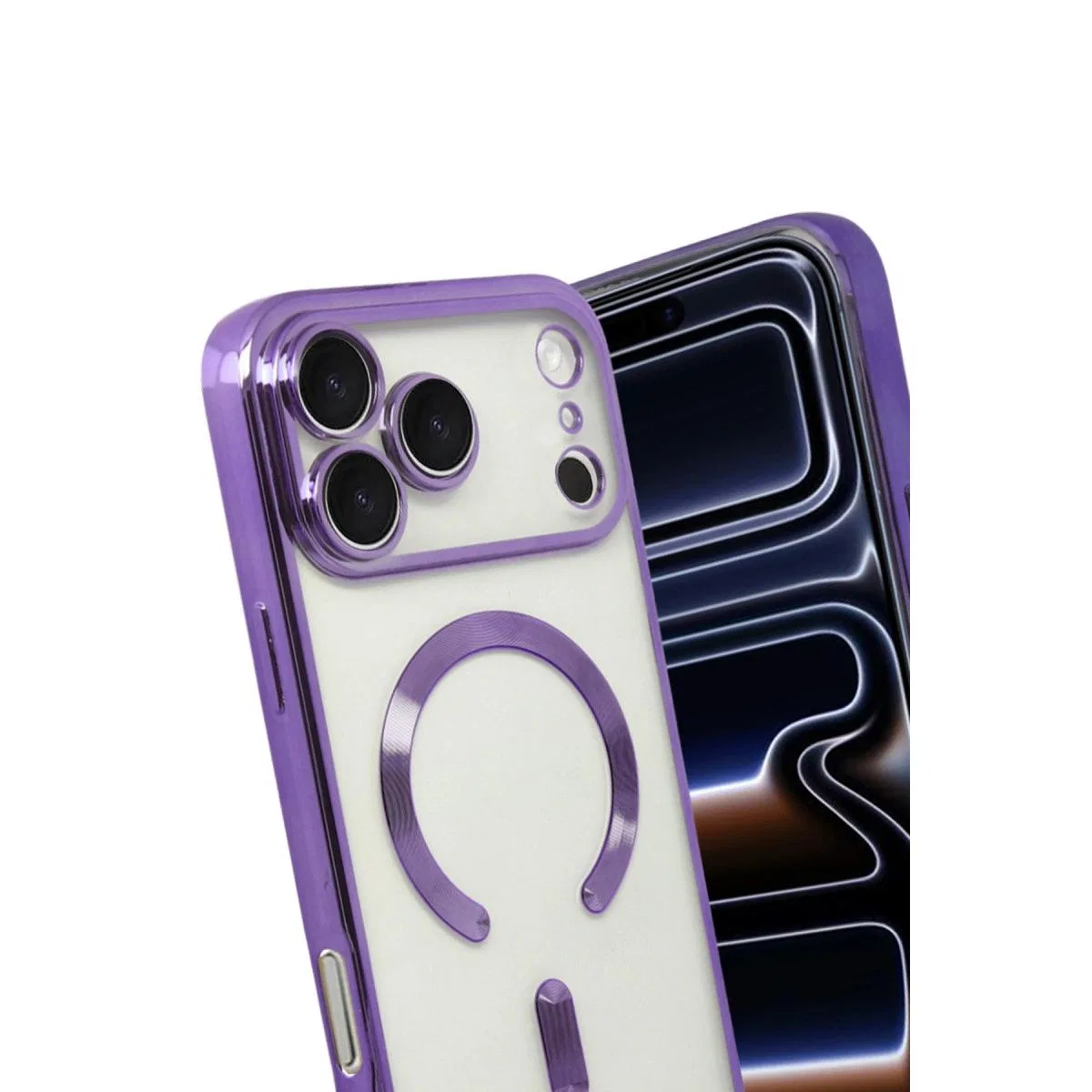 Apple İphone 17 Pro Kross Magneticsafe Kapak - Mor görsel 3